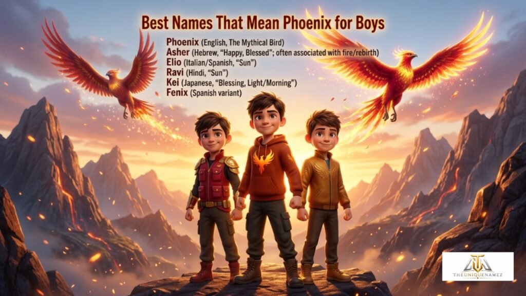 Best Names That Mean Phoenix for Boys