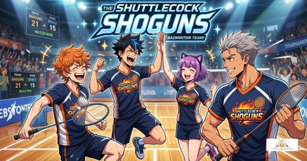 Cool & Powerful Badminton Team Names