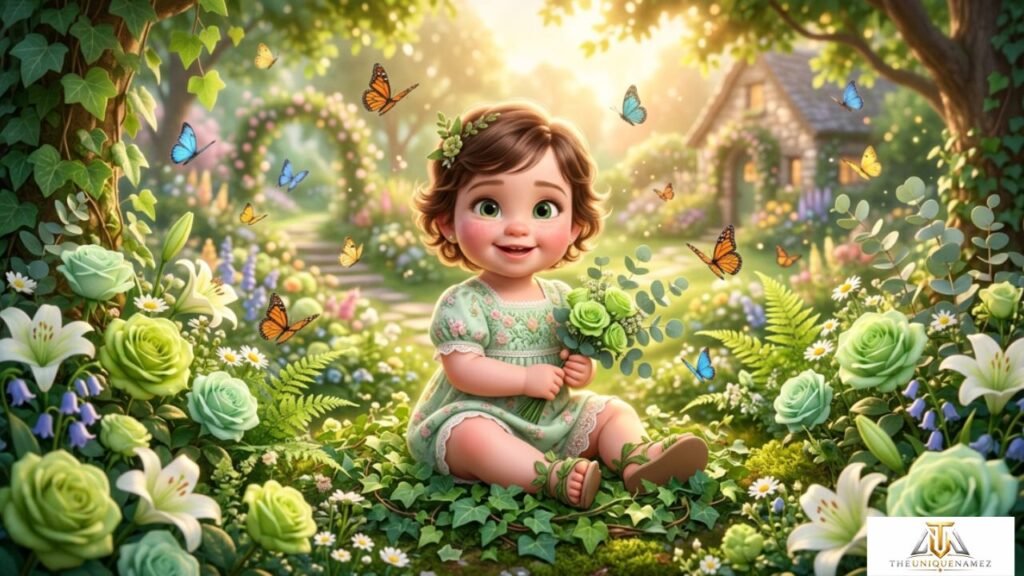 Flower Girl Names Connected to Green