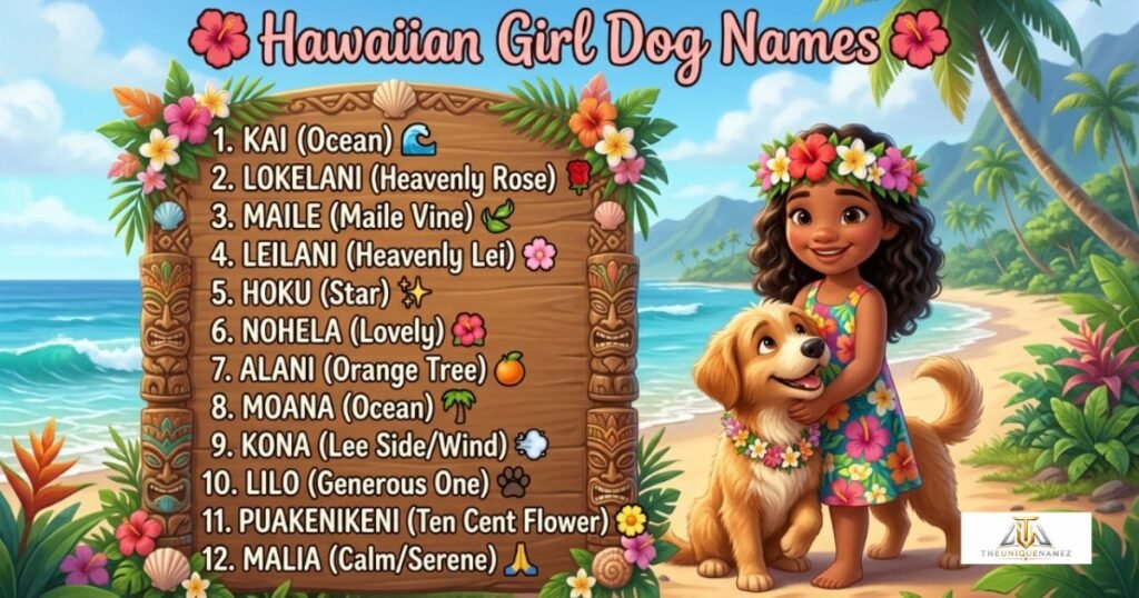 Hawaiian Girl Dog Names