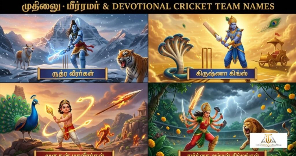 Mythology & Devotional Cricket Team Names