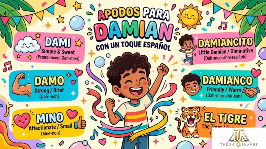 Nicknames for Damian with a Spanish Twist