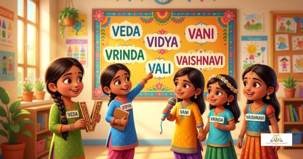 Short Girl Names Starting With V