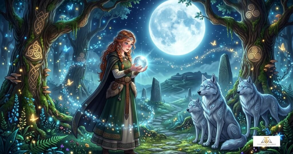 Unique Rare Celtic Names That Mean Moon