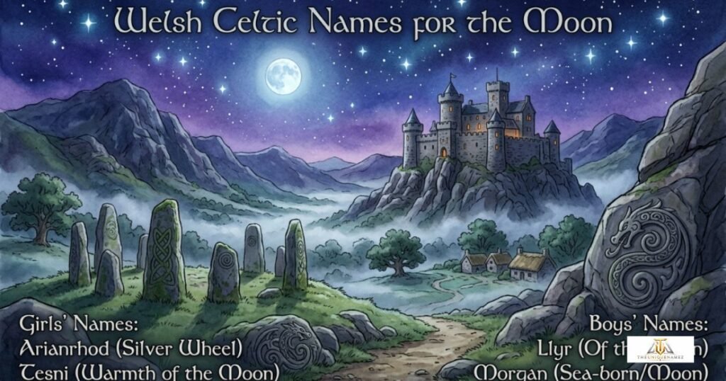 Welsh Celtic Names That Mean Moon