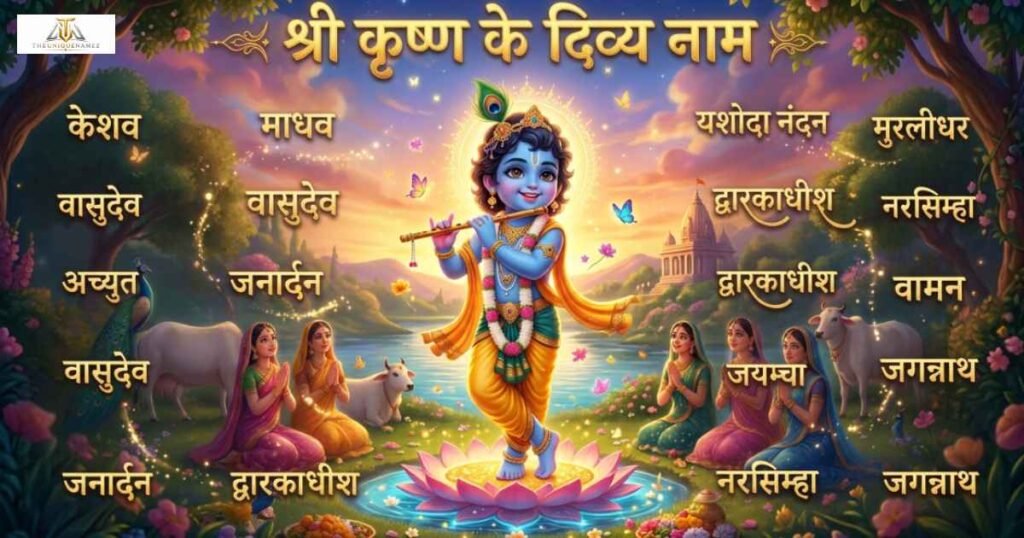 108 Names of Lord Krishna for Daily Prayer