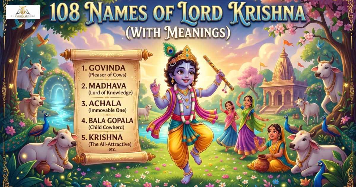 108 Names of Lord Krishna