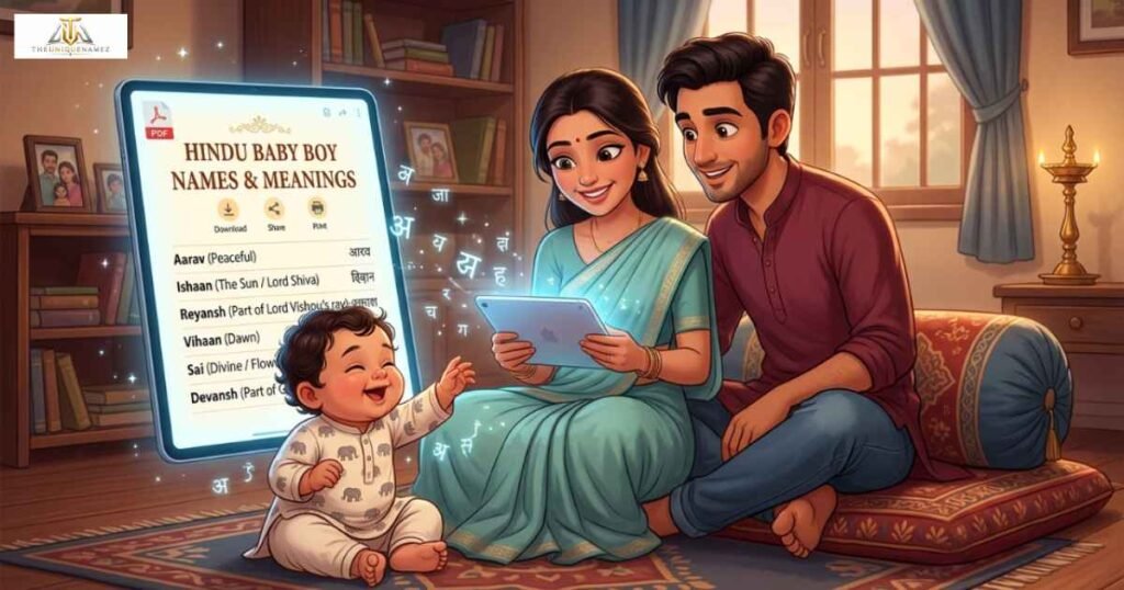 A Baby Boy Names Hindu PDF