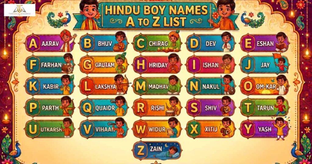 A to Z Names List Boy Hindu