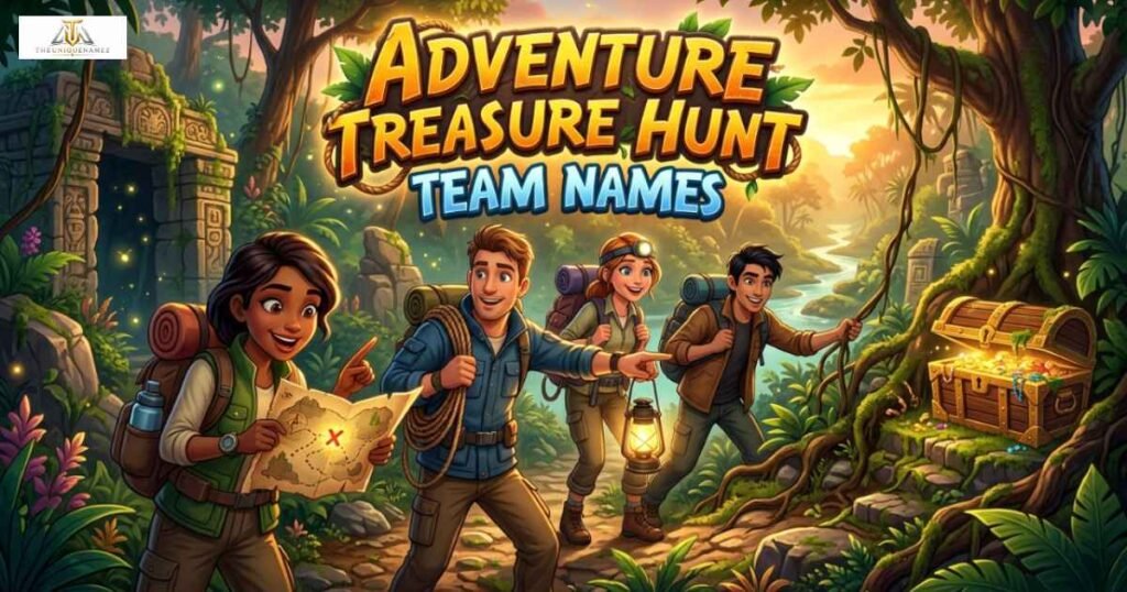 Adventure Treasure Hunt Team Names