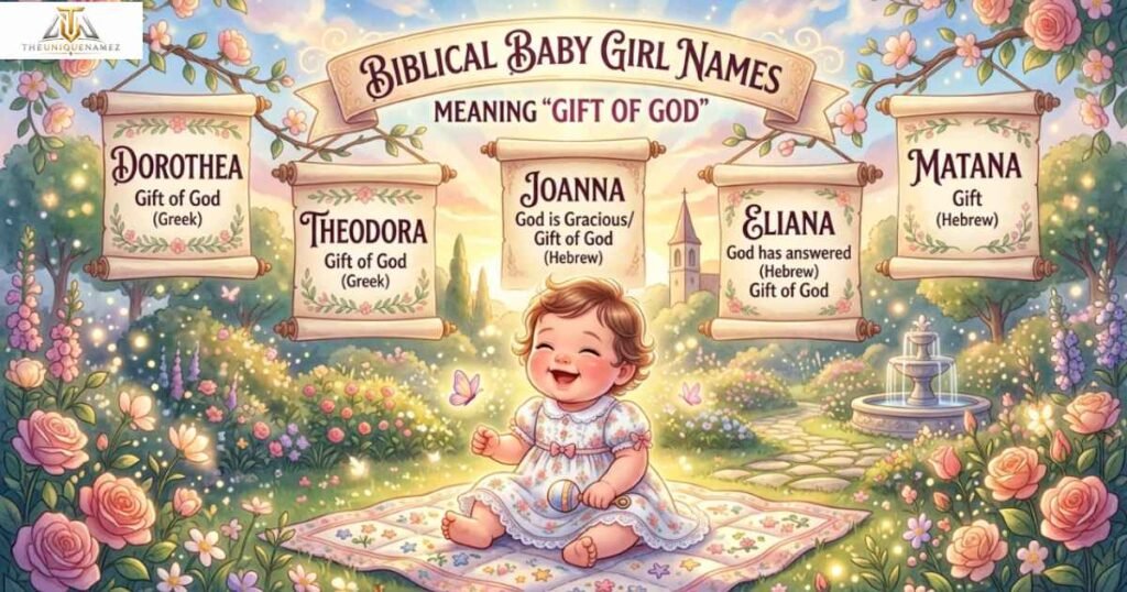 Biblical Baby Girl Names Meaning Gift of God