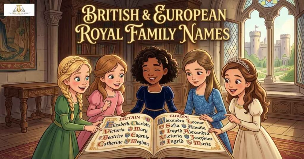 British & European Royal Family Names