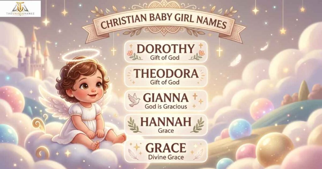 Christian Baby Girl Names Meaning God’s Gift