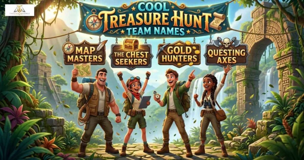 Cool Treasure Hunt Team Names