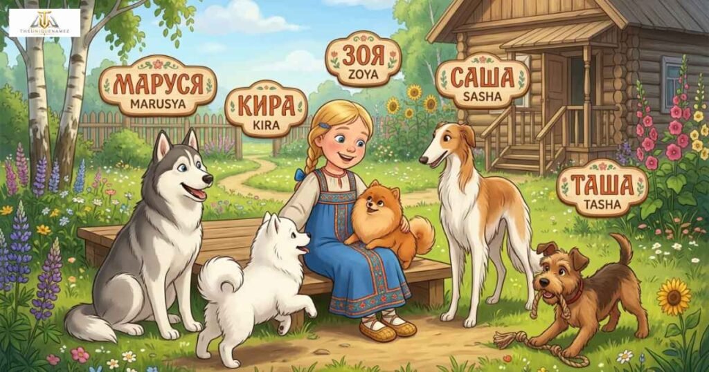 Cute and Playful Russian Dog Names