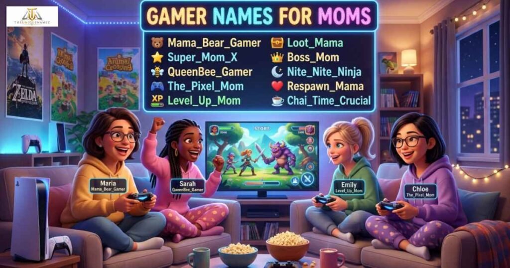 Gamer Names for Moms