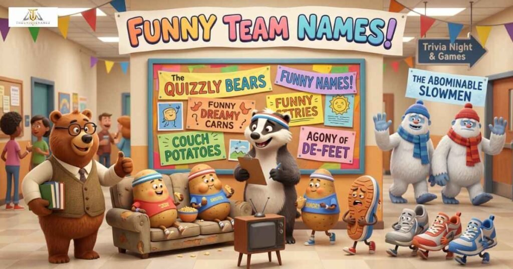 Funny Team Names