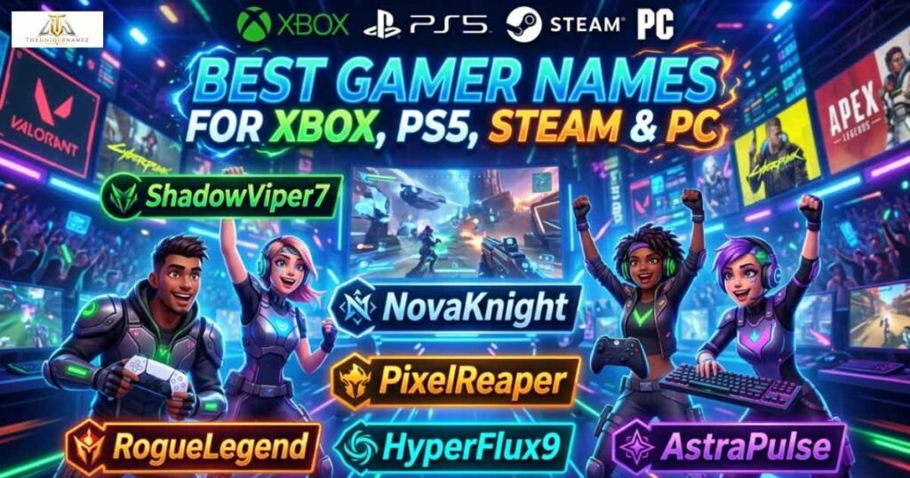 _Gamer Names for Xbox, PS5, Steam & PC..