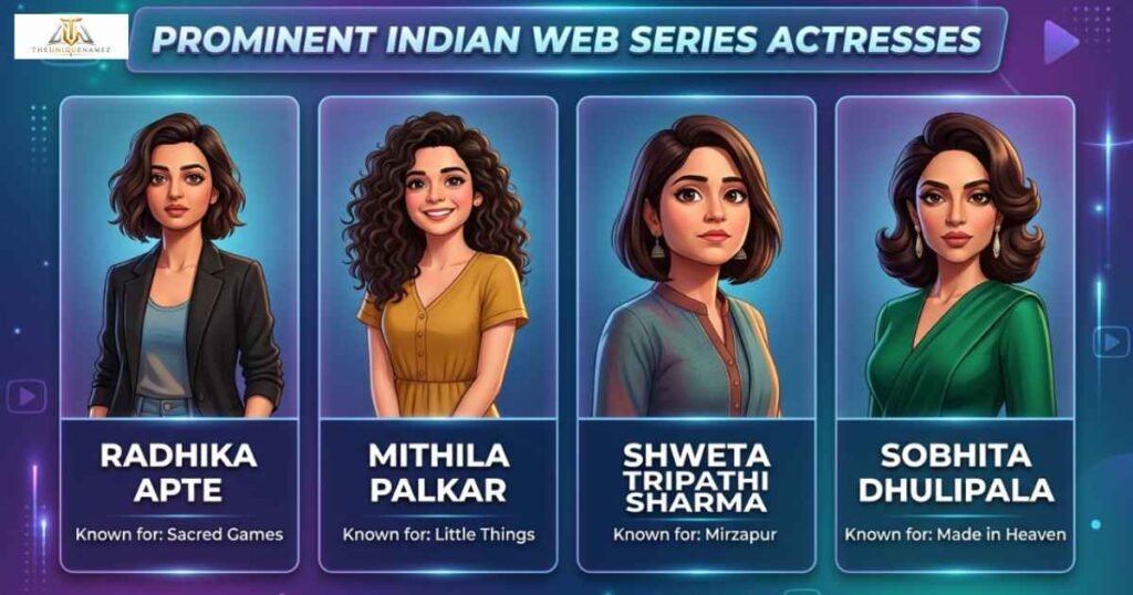 Indian Web Series Actress Name All