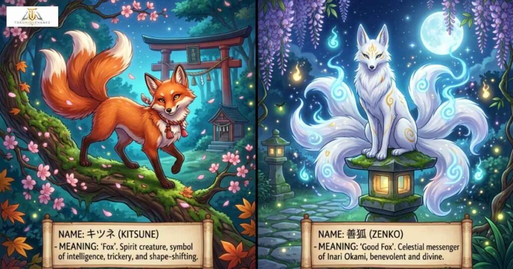 Japanese Last Names That Mean Fox spirit