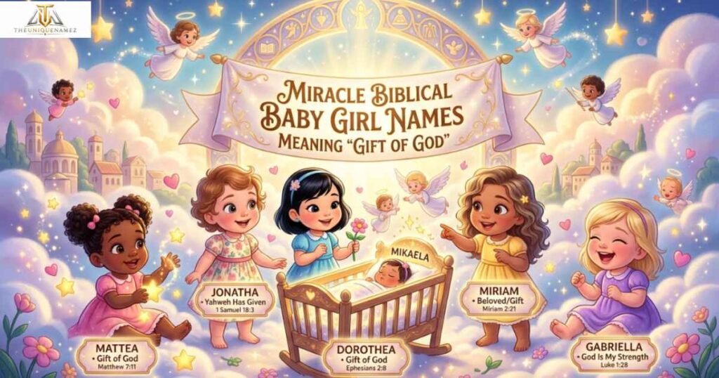 Miracle Biblical Baby Girl Names Meaning Gift of God