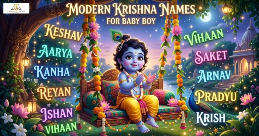 Modern Krishna Baby Names