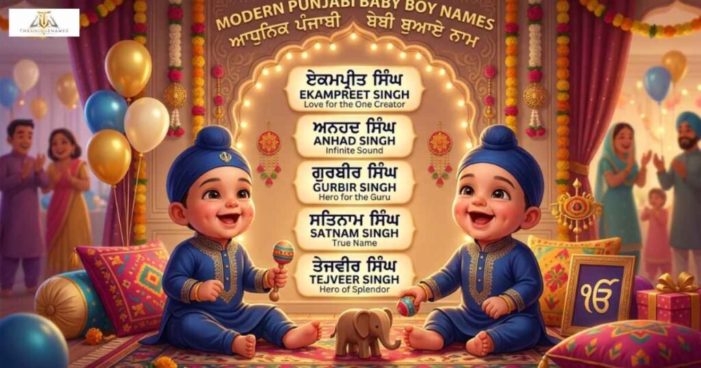 Modern Punjabi Baby Boy Names for Gurbani