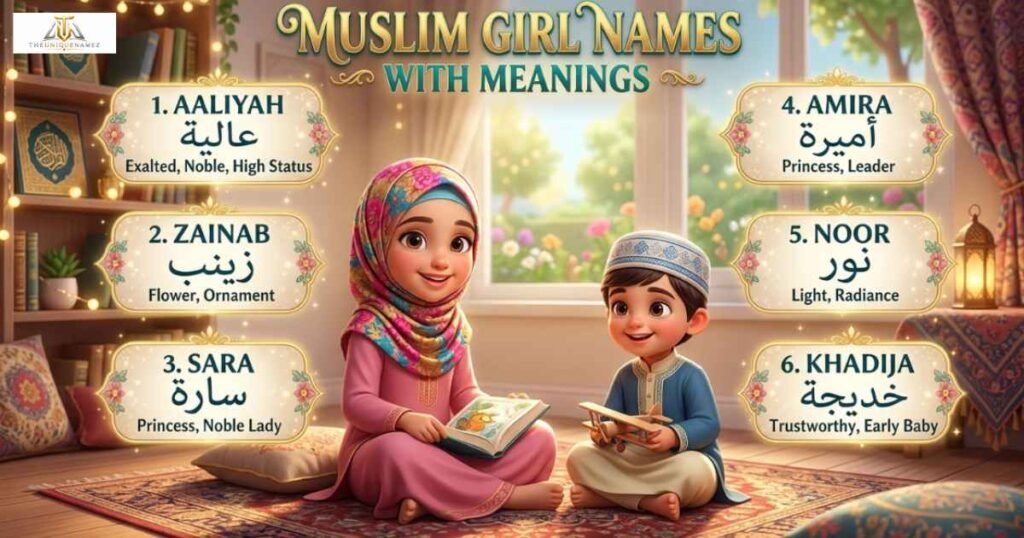 Muslim Girl Names with Meanings