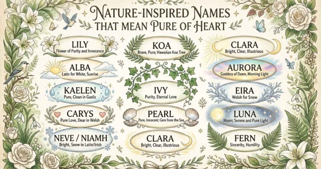 Nature-Inspired Names That Mean Pure of Heart
