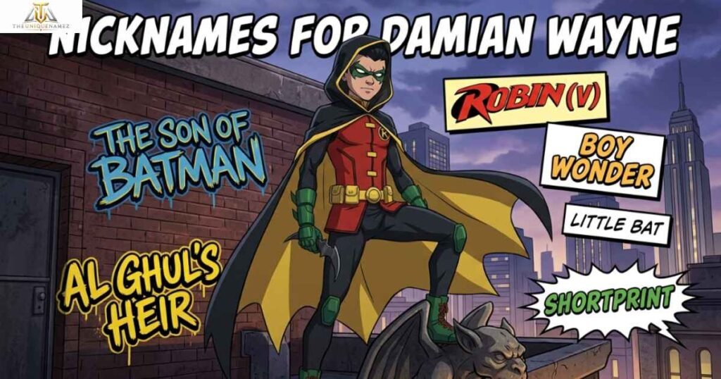 Nicknames for Damian Wayne