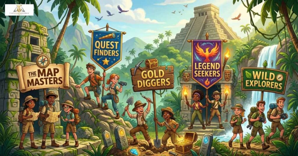 One-Word Treasure Hunt Team Names