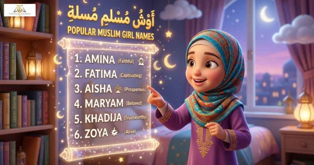 Popular Muslim Girl Names List