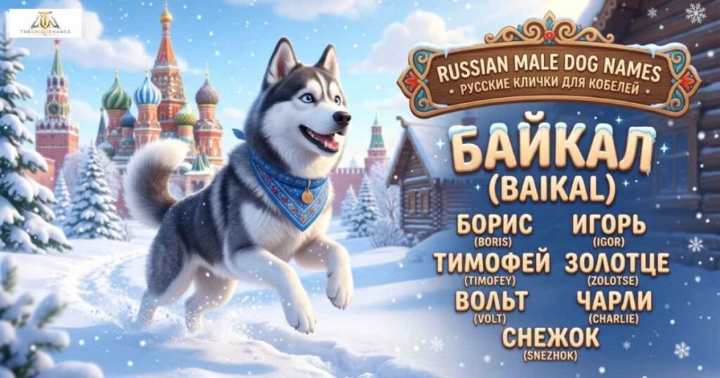 Russian Dog Names Male