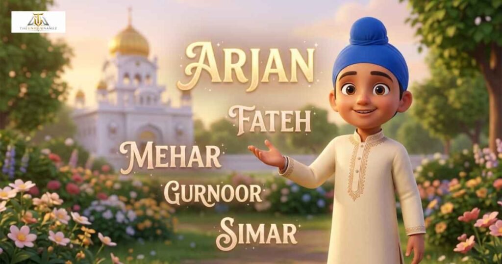 Sikh Boy Names from Gurbani with A
