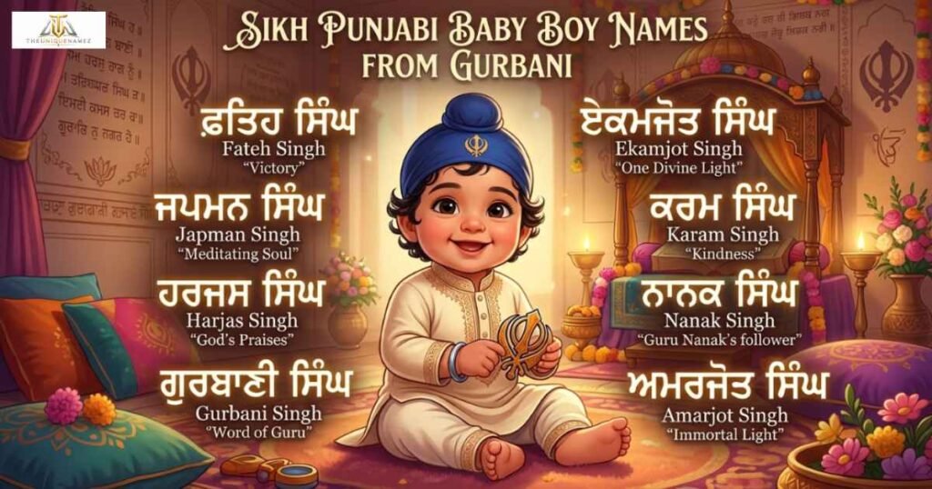 Sikh Punjabi Baby Boy Names from Gurbani